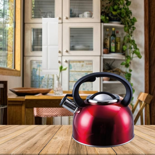 Liberty Leisure Red 2.5 Litre Whistling Kettle